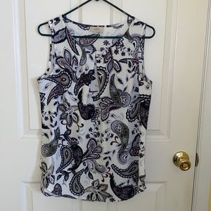 Paisley printed blouse from the Loft